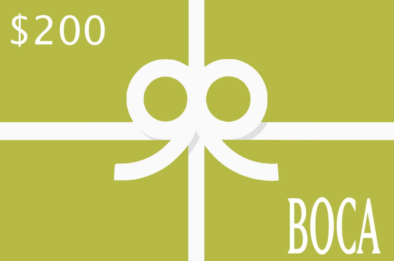 BOCA Gift Card - for online purchases