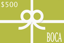 Load image into Gallery viewer, BOCA Gift Card - for online purchases
